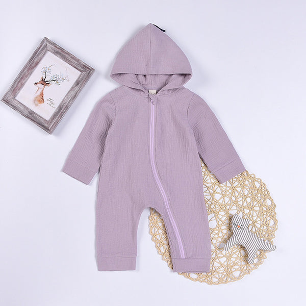 Cartoon Dinosaur Design Hooded Baby Rompers Newborn Clothing Cotton Long Sleeve Jumpsuits Boys Girls Outerwear Costume Baby Gift